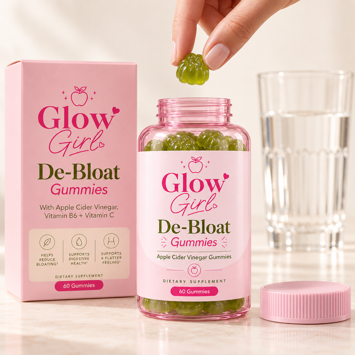 GlowGirl De-Bloat Gummies